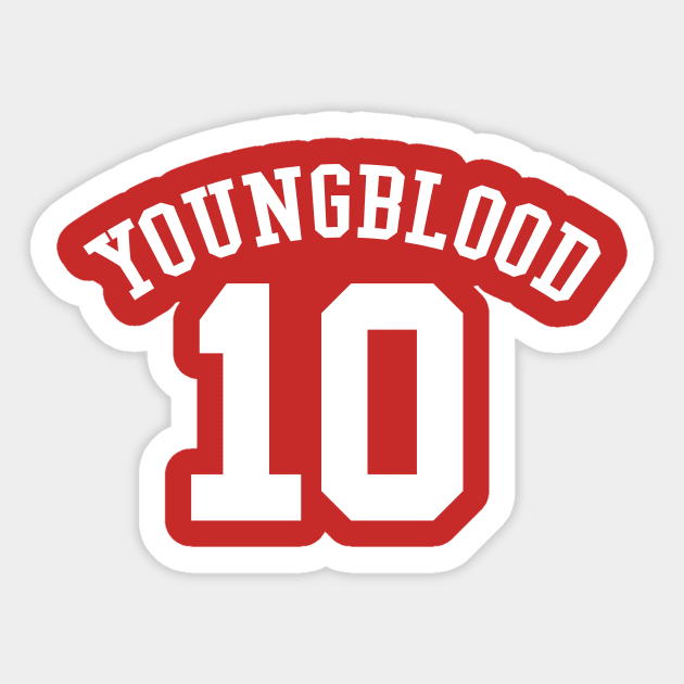 Youngblood 10 Sticker by MindsparkCreative